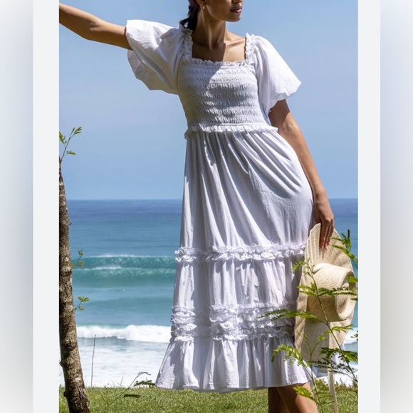 Cleobella Dresses & Skirts - Cleobella Cherith Midi Tiered Dress